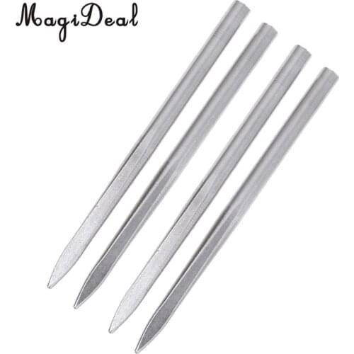 4 Pieces Stainless Steel Paracord Fid Bracelet Lacing Stitching Needles Outdoors Emergency Kit