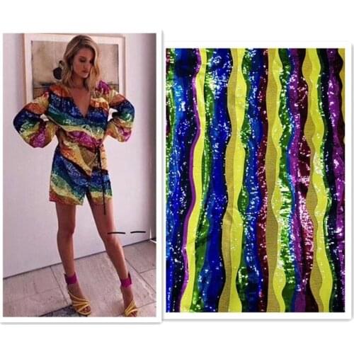 5yard/lot JRB-81006 african net lace fabric with sequins hot sale embroidered lace fabric mixed different colors