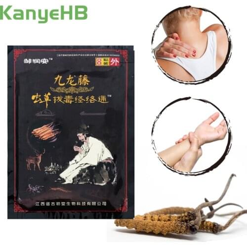 8pcs Precious Cordyceps Arthritis Rheumatism Pain Relief Patch Back Muscle Fatigue Joints Plaster Medical Pain Removal Killer