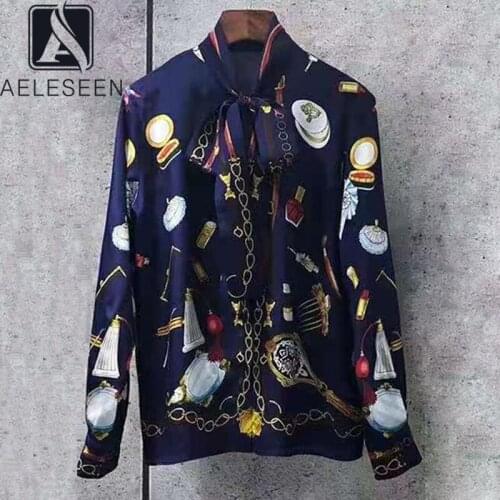 AELESEEN Beige Blouses