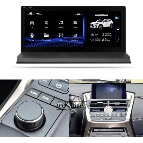 10.25"Car multimedia Player for LEXUS NX200 GPS Navigation (2015-2017 original Car with knob Remote system)