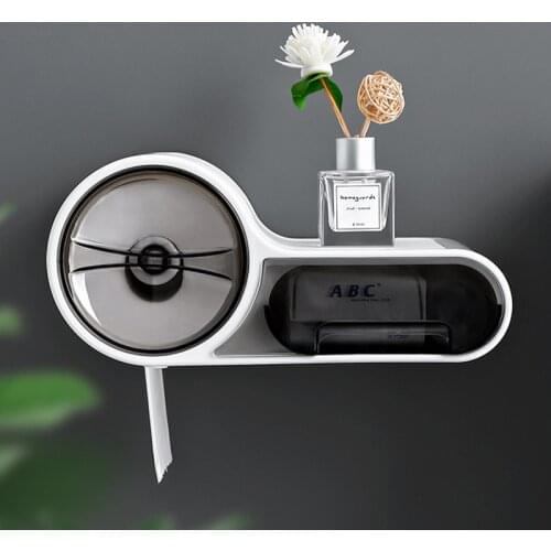 Toilet Paper Holder Nordic Simple Wall Mount Bathroom Accessory Decor Mobile Phone Storage Shelf держатель для туалетной бумаги