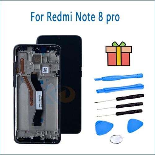 For Redmi Note 8 Pro Display LCD with Frame Touch Screen Replacement on for Xiaomi Redmi Note 8 Note8 Pro Global Display LCD