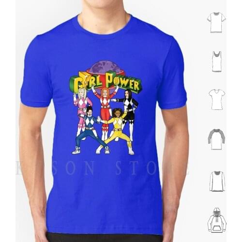 Girl Rangers Group T Shirt Cotton Men Diy Print Spice Queer Pride