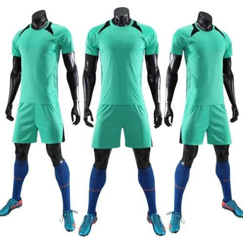 Football Survetement 2020 Kids Men Soccer Jersey Set Blank Soccer Team Training Suit Breathable Boys Short Soccer Uniforms Print