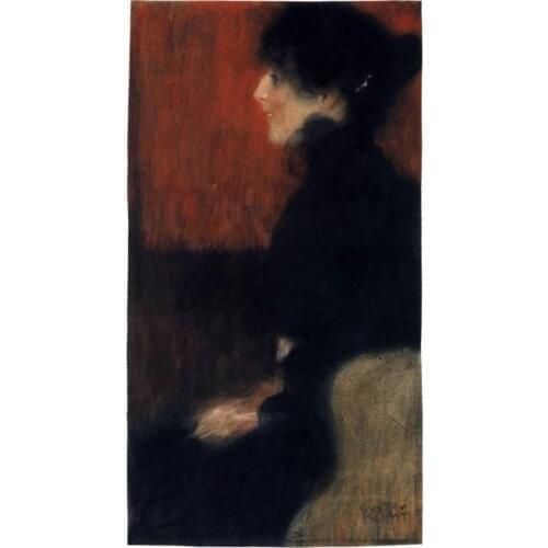 Handmade oil painting reproduction Portrait of a Lady by Gustav Klimt