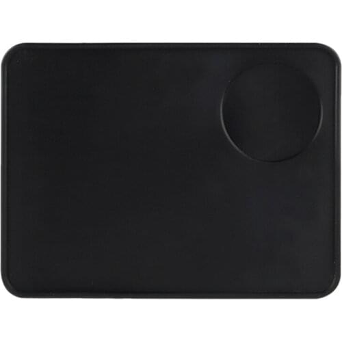 Coffee Pressed Powder Pad,Espresso Latte Art Pen Tamper Holder Pad,Coffee Grind Soft Silicone Mat,Coffeeware