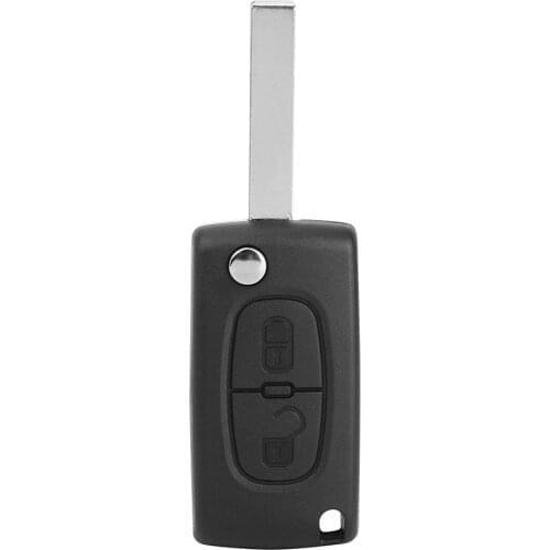 LEEPEE Car Replacement Parts For Peugeot 307 408 308 3008 For Citroen C6 Car Key Telecontrol Key Shell Key Shell 2 Button