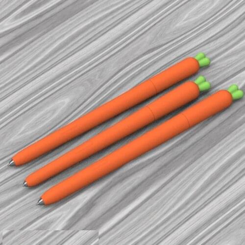 Cute Cartoon carrot Silicone Pencil Cover For Samsung Galaxy Tab S6 Lite S7 S Pen S-Pen Protective Case