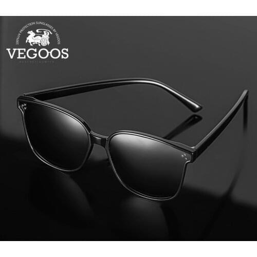 VEGOOS Square Sunglasses Women Fashion UV Protection Flat Lens Vintage Shades for Men Driving Beach Travelling 2019 New #6189