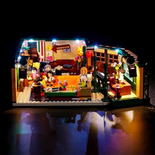 Led Lighting Kit Central Perk Drama Friends The TV American For Ideas 21319(NOT Included The LEGO Set)