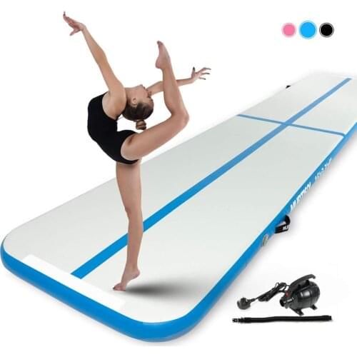 6m Inflatable Air Track Gymnastics airtrack Tumbling Mat for Home Use Safe Wrestling Indoor Outdoor Gym Mats Training Mattresses