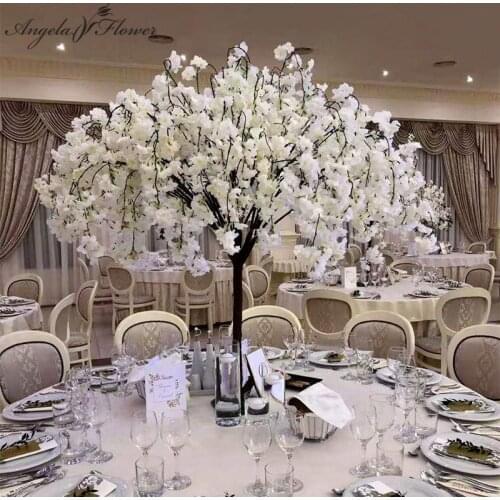 New Artificial Flower Cherry Blossom Wishing Tree Christmas Decor Wedding Table Centerpiece Hotel Store Home Display Cherry Tree