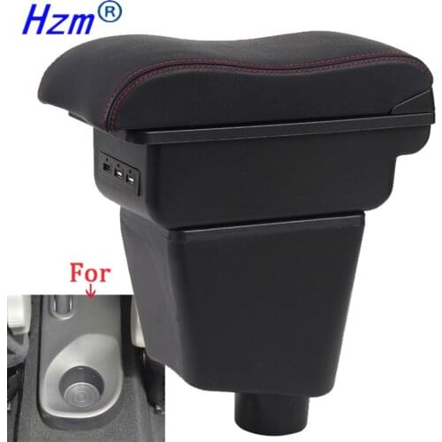 For Renault Captur Kaptur QM3 armrest box For Clio 4 Clio 3 car center console armrest modification accessories with USB LED