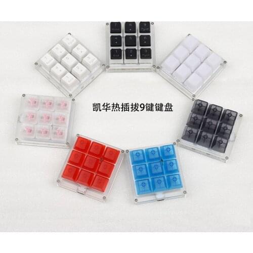 Hot-Swappable 9-Key Rgb Backlit Tpye-Cosu Audio Game Macro Programming Mini Portable Custom Keyboard
