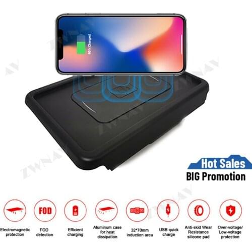 QI car Fast wireless charger For Honda CR-V 2017 2018-2020 Infrared Fast Wireless Charging Car Phone Holder for iphone Samsung