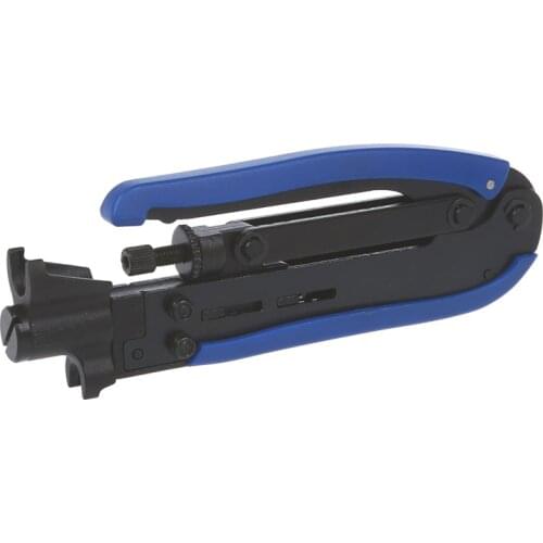 Adjustable RG59 RG6 RG11 Cable F-Connector Compression Crimping Tool Coaxial Wire Crimper Plier