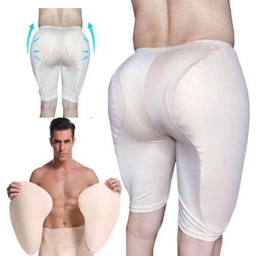 Sexy Crossdresser Panties Silicone Fake Ass Hip Up Pads Butt Lifter Enhancer Transgender Padded Sponge Pads Push Up Panties