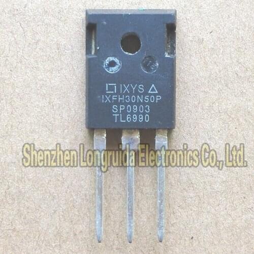 10PCS IXFH30N50P IXFH30N50 TO-247 MOSFET TRANSISTOR 30A 500V