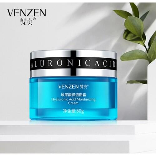 BIOAQUA VENZEN Smooth and fresh hyaluronic acid moisturizing skin hydrating carry bright color of skin mild moisturizing cream