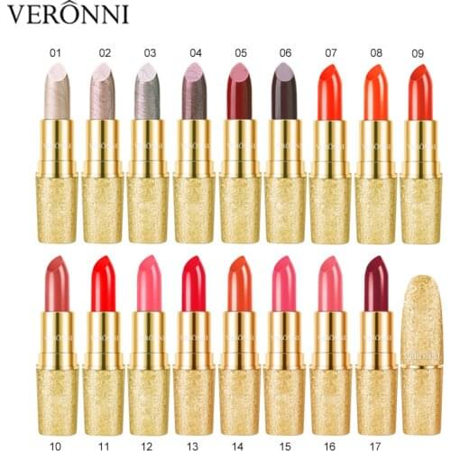VERONNI Limited Edition Christmas Snowflake Moisturizing Lipstick Matte Non-stick Cup Waterproof Long-lasting Lipstick TSLM1
