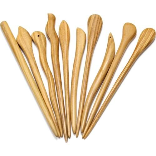 1PC Vintage Natural Sandalwood Handmade Wood Carved Hairpin Chinese Retro Style Chopstick Hairstick Hair Accessory Styling Tool