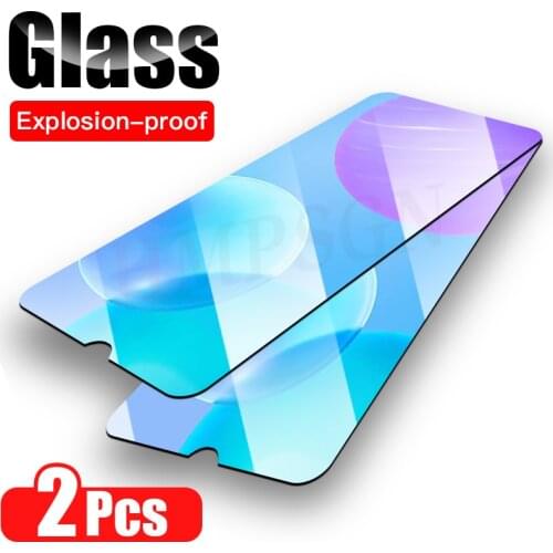 2Pcs Full Cover Tempered Glass For Huawei P20 P30 P40 Lite P Smart 2019 Screen Protector Glass For Honor 20 9 10 Lite Honor8X 9X