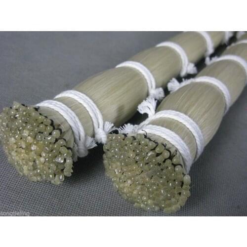 1Kg AAA violin viola cello Mongolia natural white bow hair horse tail 81-85cm