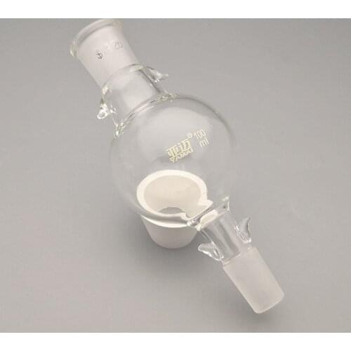 1pcs 50ml To 2000ml Lab Glass Chromatography Solvent Reservoir Cushion Ball, Glass Column Storage Liquid Flask