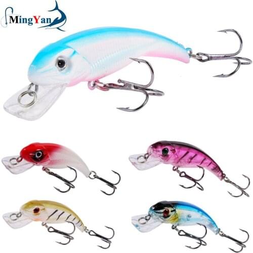 1pcs Minnow Fishing Lure 7.5cm 6.3g Sinking Isca Artificial Plastic Hard Bait Wobblers Crankbait Bass Pike Pesca Carp Fishing