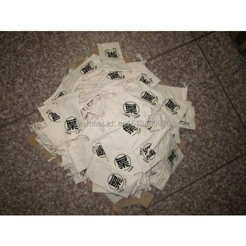 100pcs/lot High quality cotton jewelry pouch cotton gift pouch cotton drawstring pouch bag custom logo gift bag perfume bag