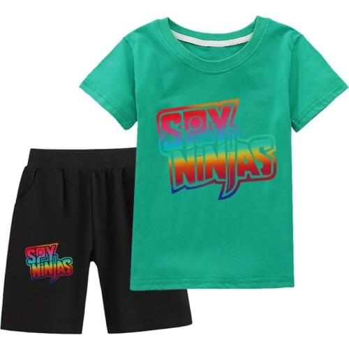 Children SPY Ninjas Clothes Sets Kids New Printed Clothing Sets for Girls Boys Sweat Sets Baby Cotton Clothes