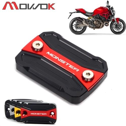 For Ducati Monster MONSTER 821 797 2014-2019 2018 Front Brake Cap Fluid Reservoir Frame Decorative Cover Motorcycle Accessories