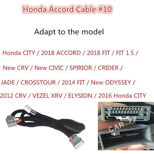 DSP Special Wiring Car Lossless Digital Power Amplifier Line 10 Connector Fit For Honda Accord/ CITY 1.5 Meters