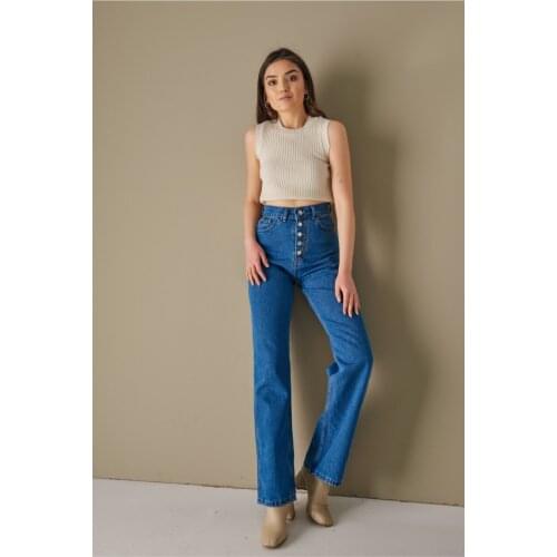 Womens Wide Leg jeans Baggy High Waist Boyfriends Mom Denim Streetwear 2021 Female