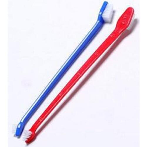 Hokerbat 1 Pcs Hot Selling Pet Toothbrush Teddy Dog Brush Addition Bad Breath Tartar Teeth Care Dog Cat Cleaning Supplies