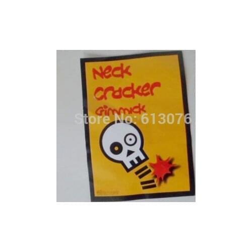 IPC Neck Cracker Gimmick Magic Tricks Stage Close Up Illusions Props Accessories Mentalism Comedy Sound Magia