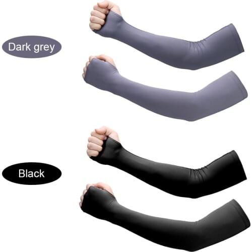 Summer UV Protection Cooling Sleeves Sun-Protective Arm Sleeves Outdoor Cycling Ultraviolet-proof Elbow Brace Sport Basketball