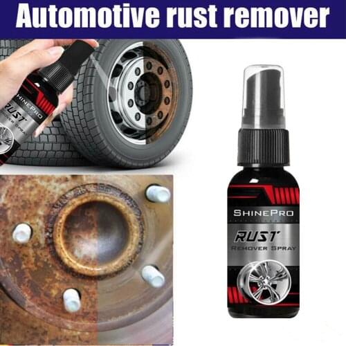 30/50/100ml Car Rust Remover Spray Metal Surface Chrome Paint Car Maintenance Iron Powder Cleaning Rust Remover Multi-Purpose