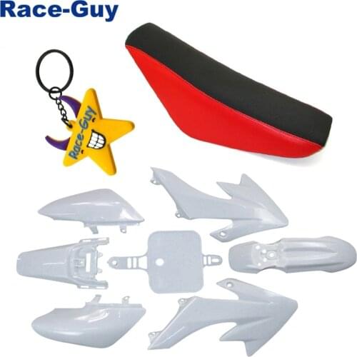 Plastic Fairing Body Kits + Tall Foam Seat For Honda CRF50 XR50 Chinese Pit Dirt Motor Trail Bike 50cc 70cc 90cc 110cc 125cc 140