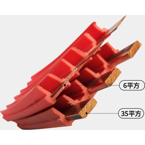 GB Standard Foot Crane Safety 3p/4p Seamless Joint Slide Line / Conductor Rail