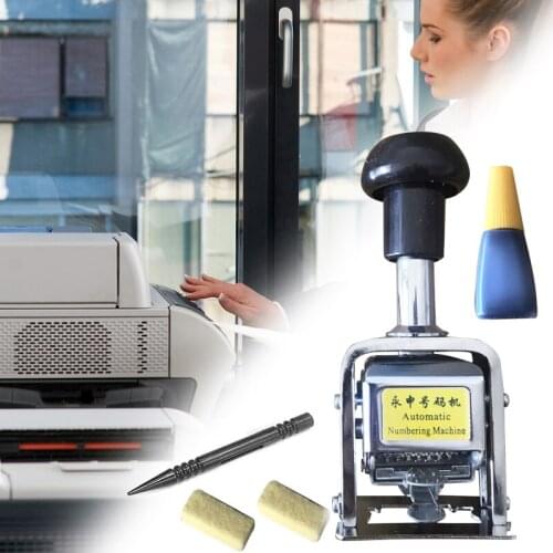 Number Machine 7 Position Automatic Numbering Machine Marking Digital Stamp