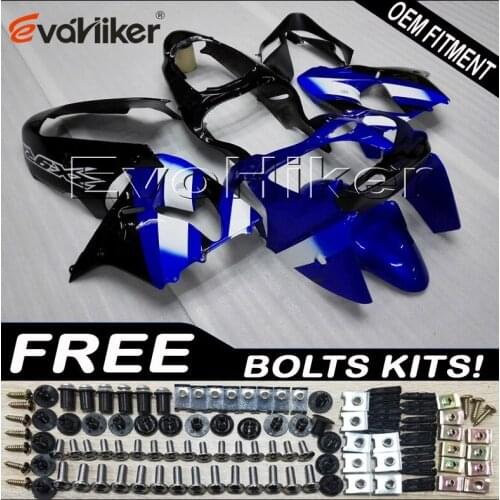 Motorcycle Fairing for ZX9R 2000 2001 Blue ZX 9R 00 01 ABS plastic motor panels kit Injection mold