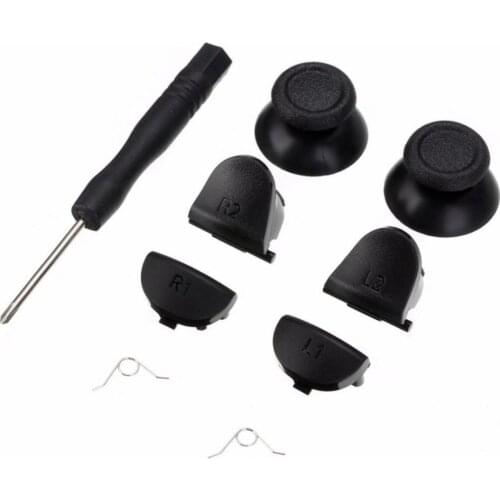 Screwdriver Analog Thumb Sticks L1- R1 L2 R2 Trigger Buttons Kit Repair Tool for Sony PS4 2/3/5 Controller
