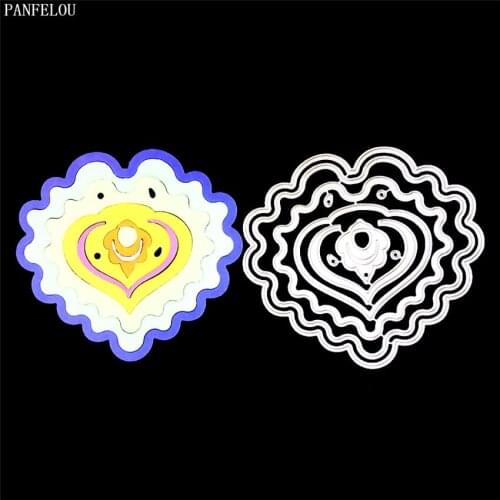 PANFELOU The magic smile paper die cutting dies metal craft Scrapbooking/DIY Easter wedding Embossing mould cards