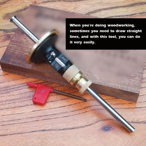 Portable European Style Scribe Scribing Device 0~120mm Scribing Ranges 0.2mm Fine Tuning Level Woodworking Scribing Device