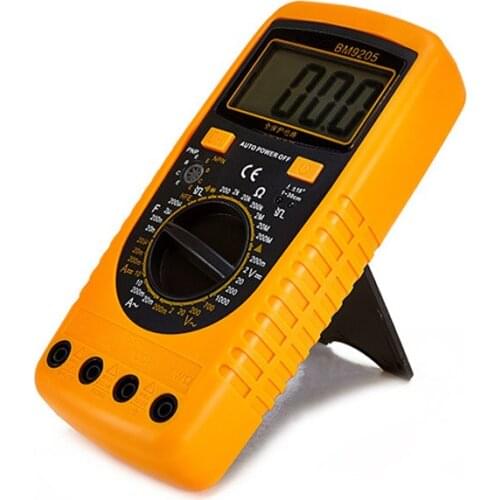 Professional Multimeter Accurate Measuring Voltage Current Resistance Capacitance Meter Digital LCD Display Electric Tool