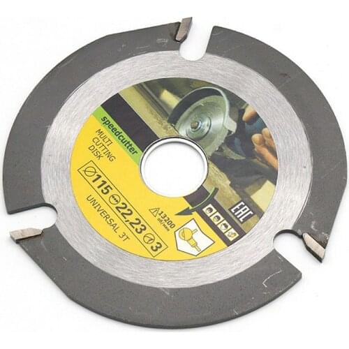 Grinder Wood Carving Disc Cutting Wheel 3 Teeth Circular Saw Blades Carbide Shaping Disc Alloy Circular Saw Blade Multipurpose