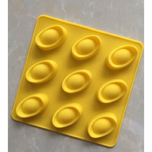 9 pieces of Yuanbao silicone Chocolate Mold ice mold XG214