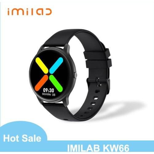 IMILAB KW66 Smart Watch Men Women 1.28" 3D Curved Screen IP68 Waterproof Heart Rate Monitor Sleep Monitor 30 Days IMILAB Watches